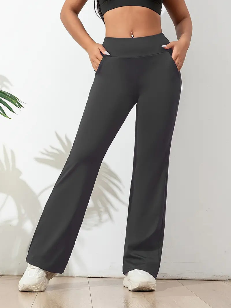 Adalia Yoga Pants | Women’s High-Rise Stretchy Yoga Trousers