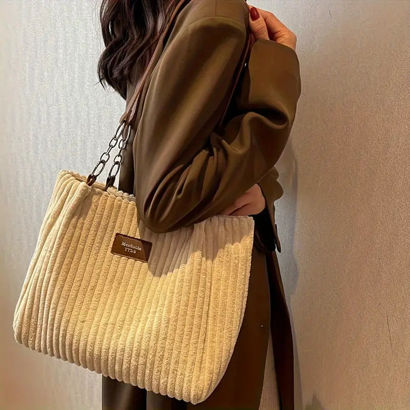 Bag in velvet cotton