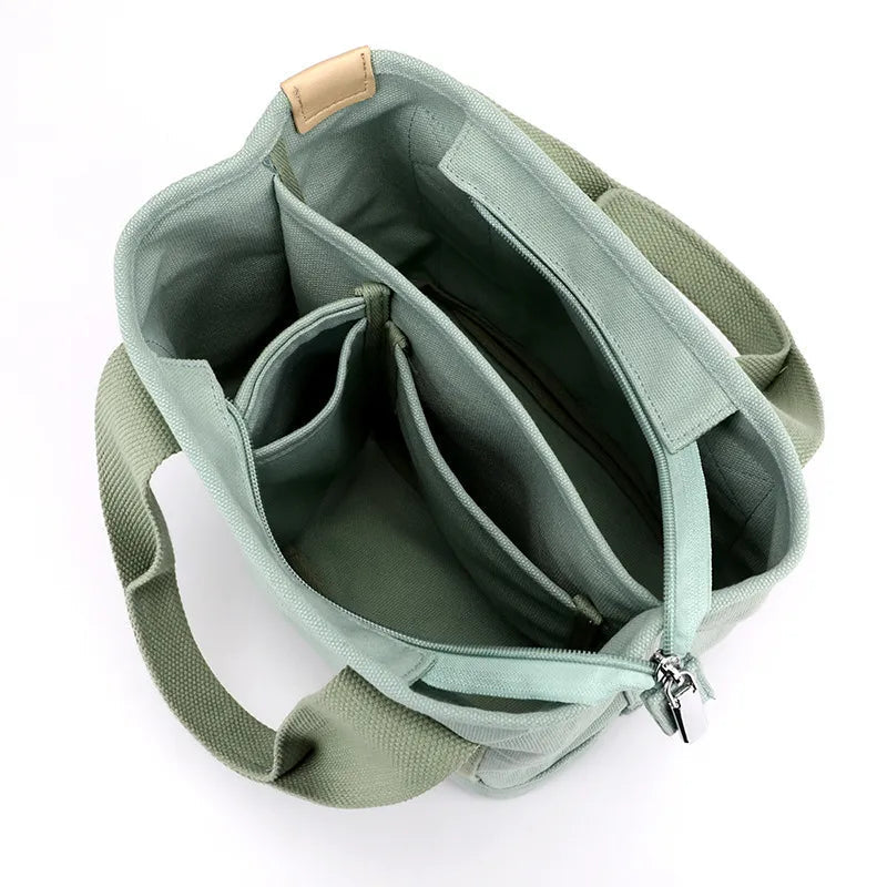 Brinna - Elegant shoulder bag in canvas