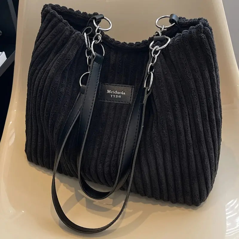 Bag in velvet cotton