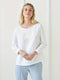 Women’s - Linen Blouse - Casual Long-Sleeved Shirt with Button Placket - Comfortable Everyday Style