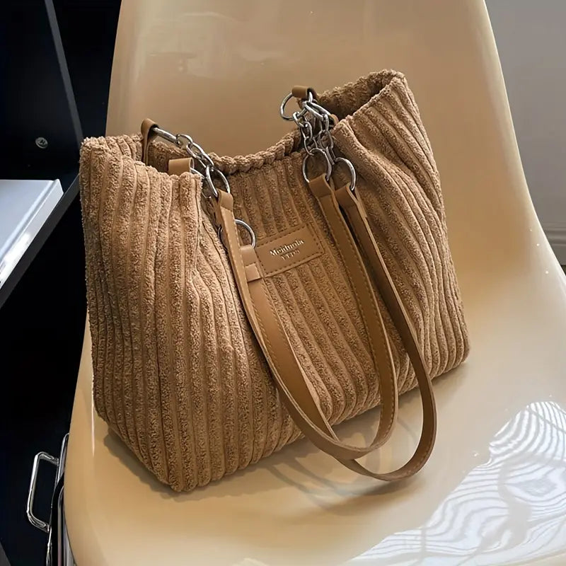 Bag in velvet cotton