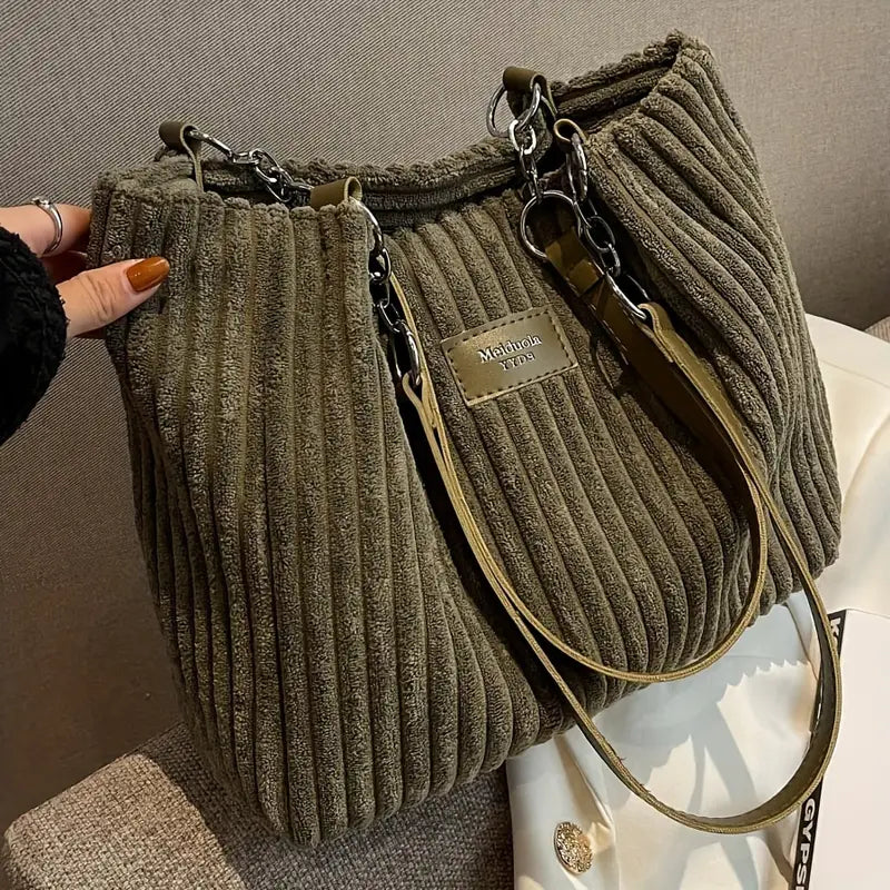 Bag in velvet cotton