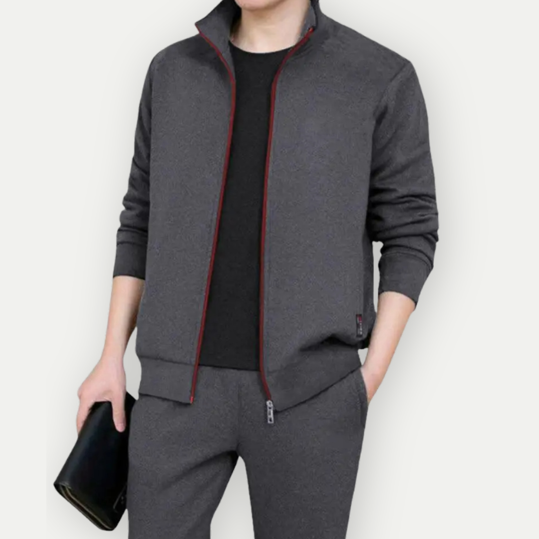 Men's cardigan & trousers in a fashionable set - Maik