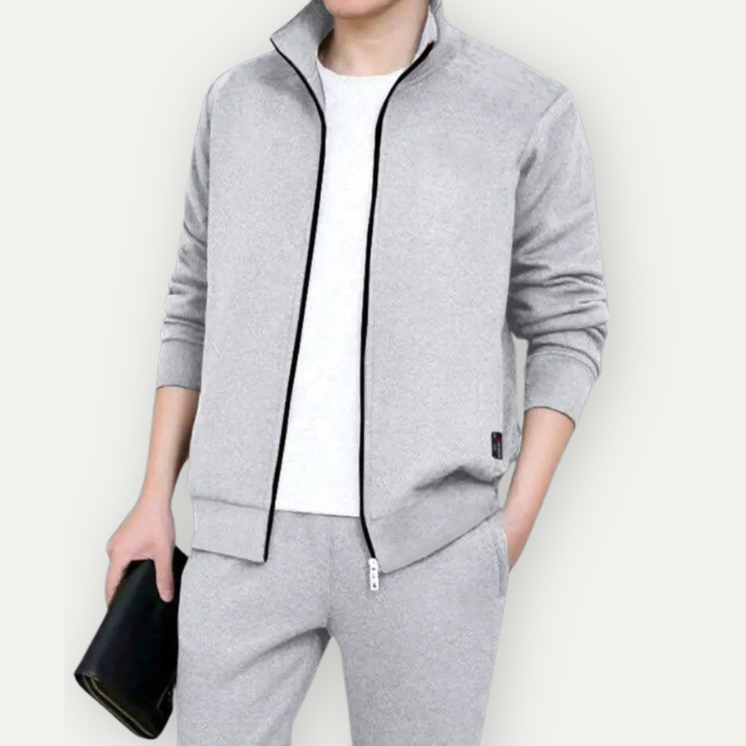 Men's cardigan & trousers in a fashionable set - Maik