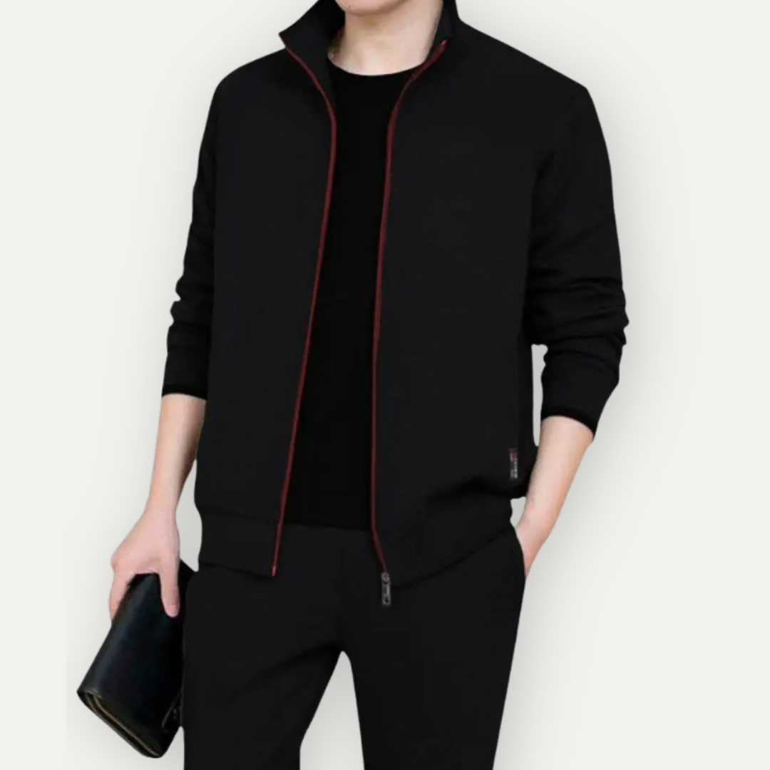 Men's cardigan & trousers in a fashionable set - Maik