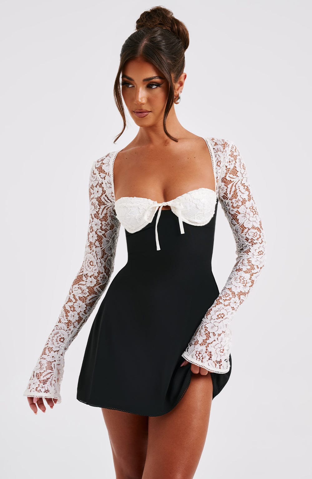 ROSA BLUSH MINI DRESS