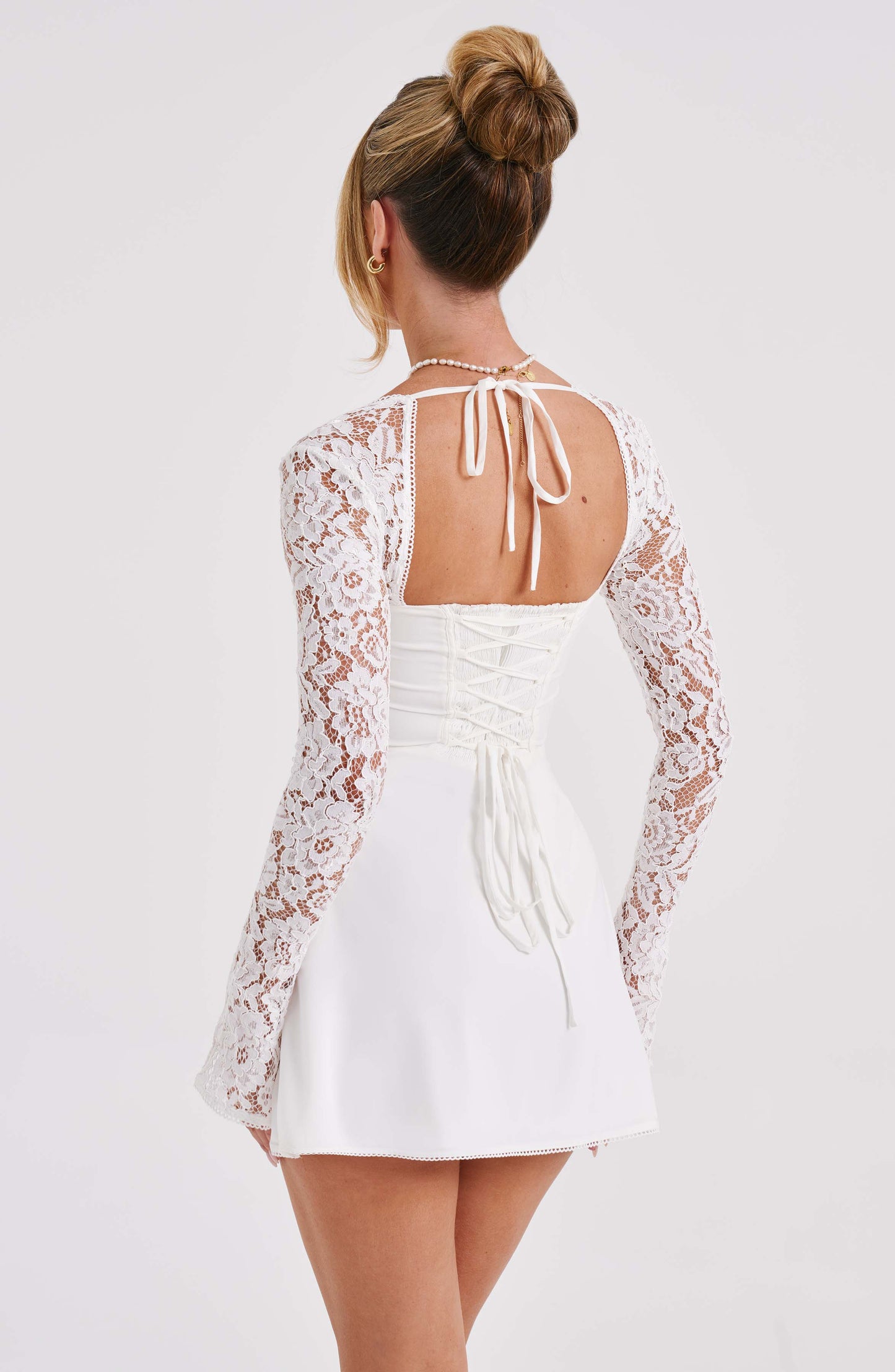 ROSA BLUSH MINI DRESS
