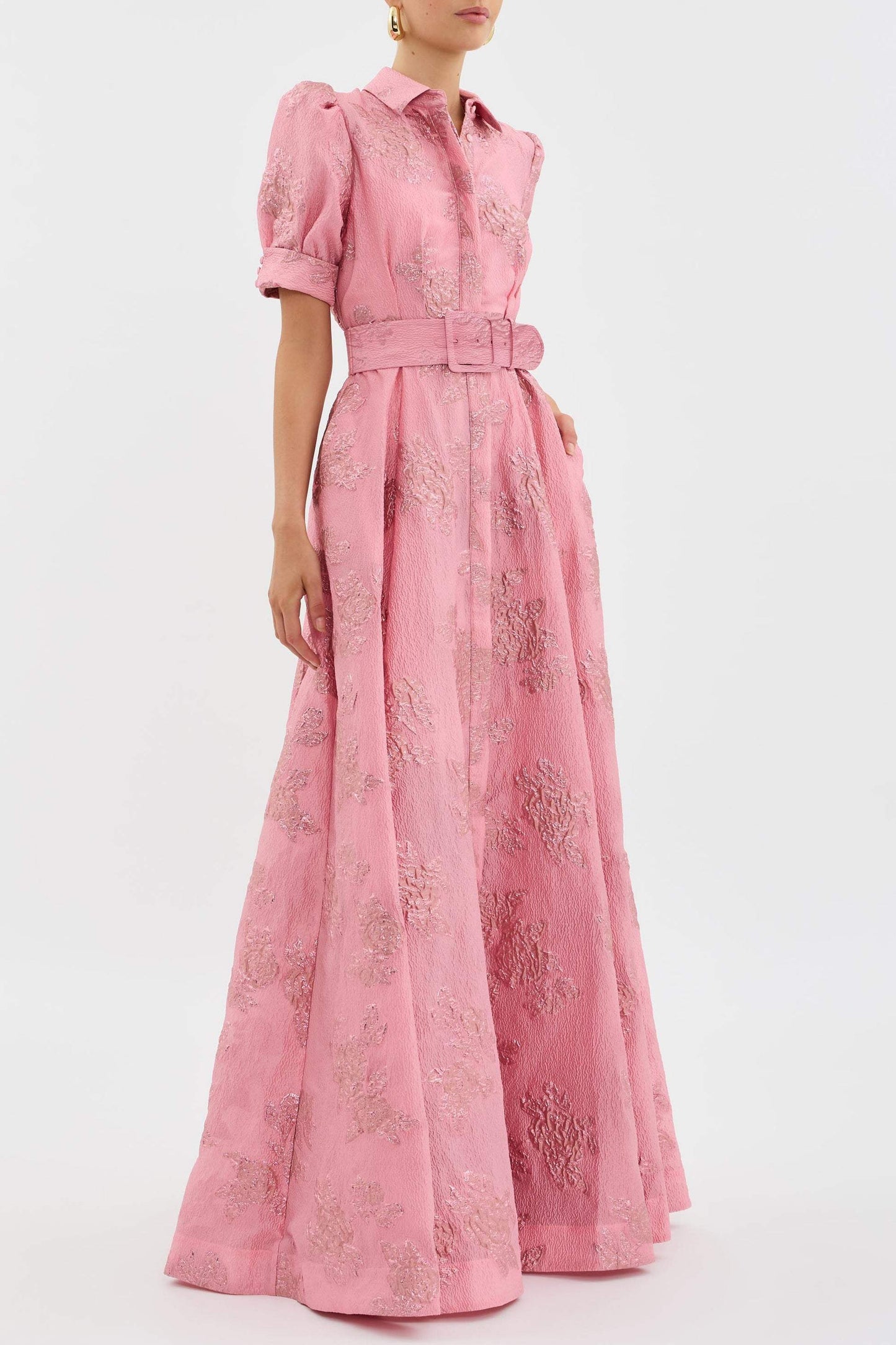 Anabella | Elegant dress with chic short puffed sleeves