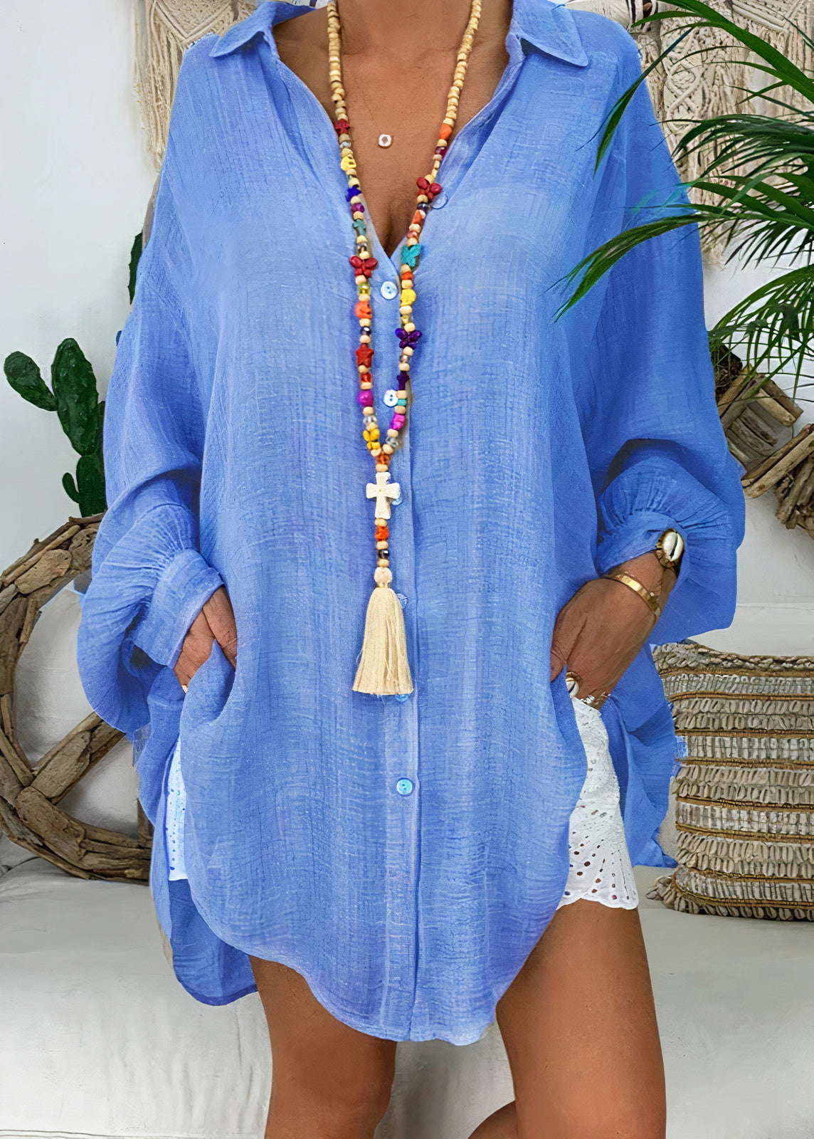 Casual summer shirt for women - Tatjana
