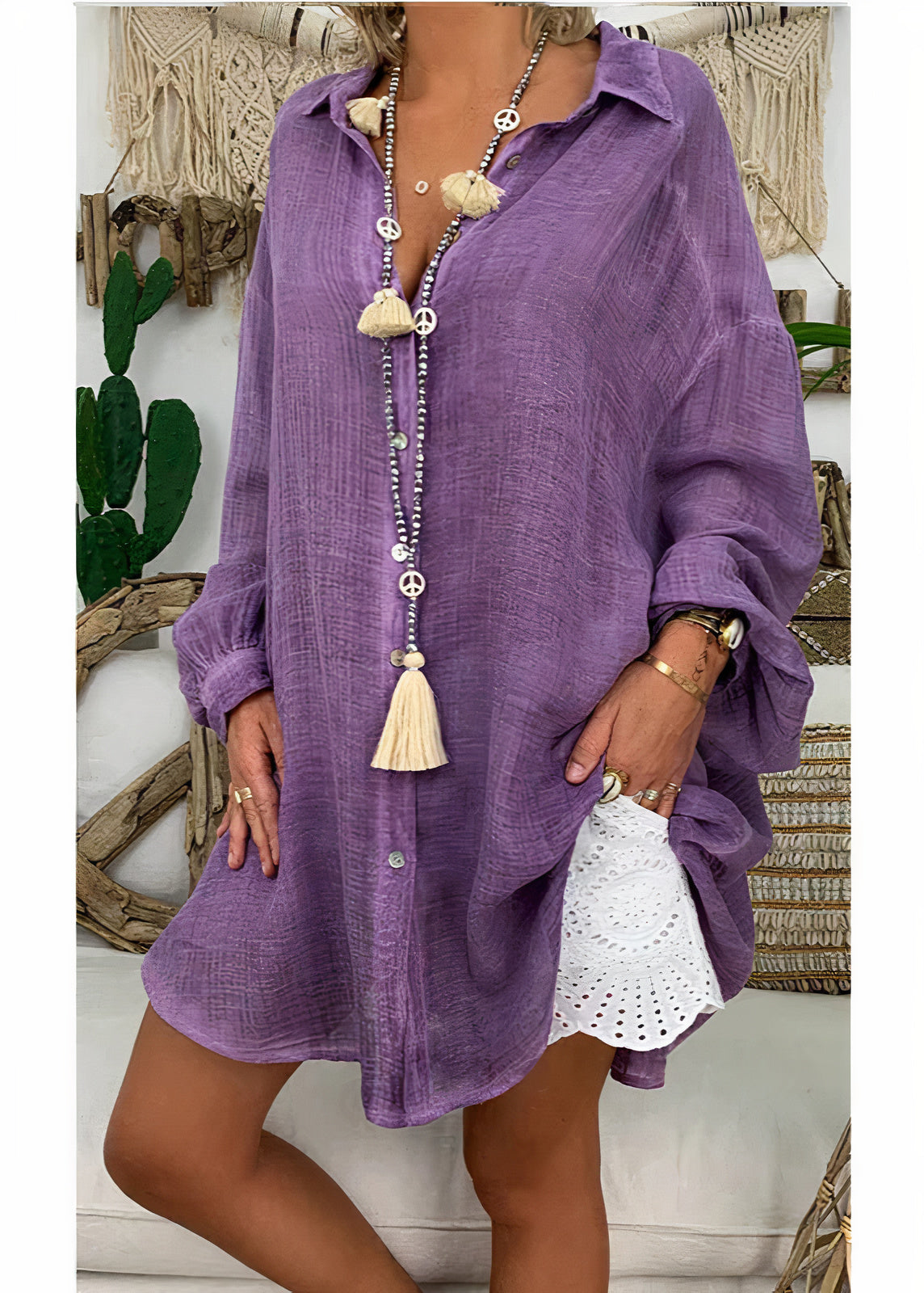Casual summer shirt for women - Tatjana