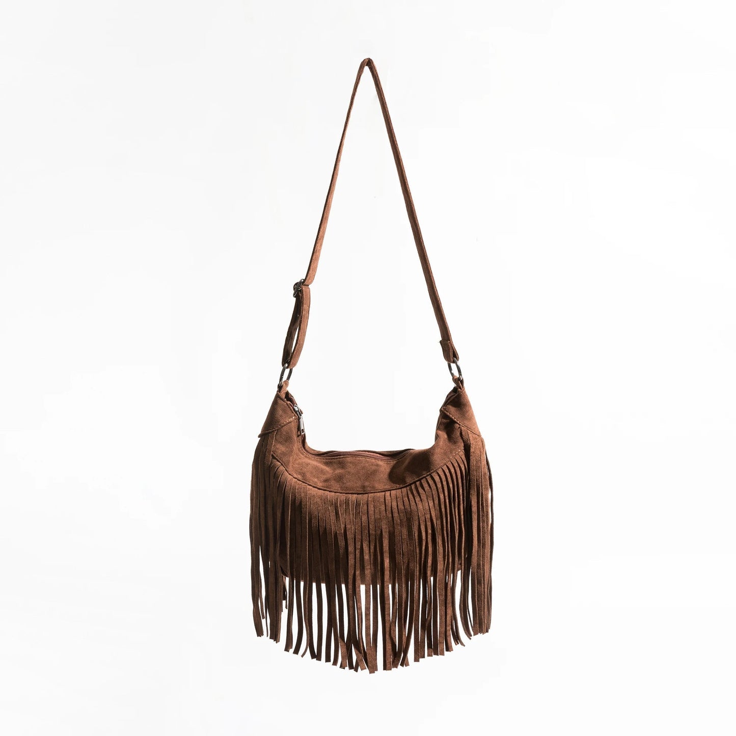 Stylish Shoulder Bag - Soft Suede Material - Chic Everyday Accessory for Women