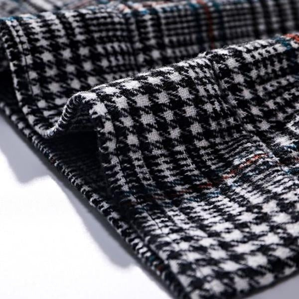 Checked jacket for men