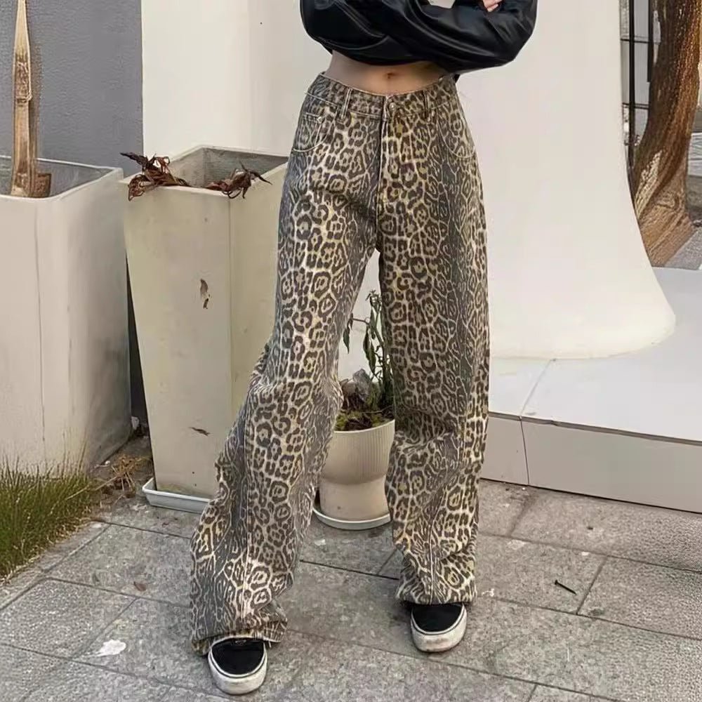 Karina - Leopard print jeans