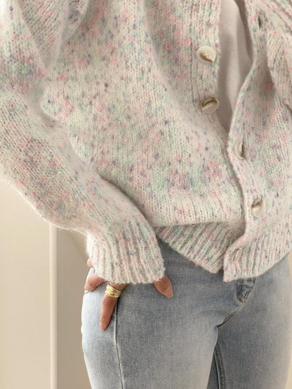 Ivory long sleeve cardigan