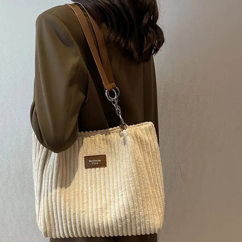 Bag in velvet cotton