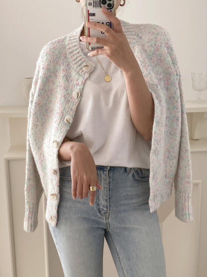 Ivory long sleeve cardigan