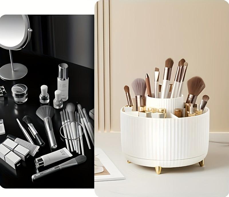 360° rotating holder for cosmetics and accessories