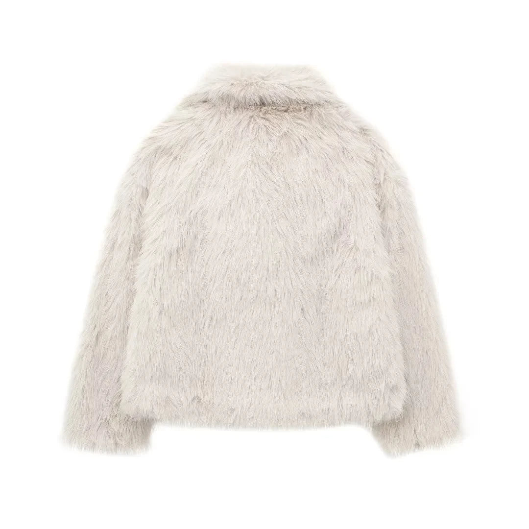 Adelina | Stylish, ultra-soft, thick, hand-woven wool coat