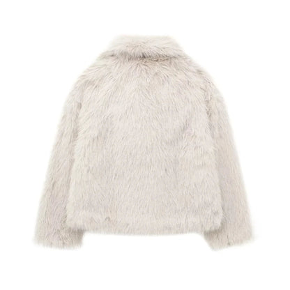 Adelina | Stylish, ultra-soft, thick, hand-woven wool coat