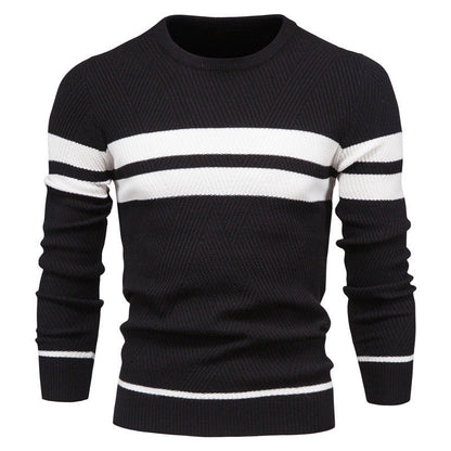 Elias - Casual striped sweater for men