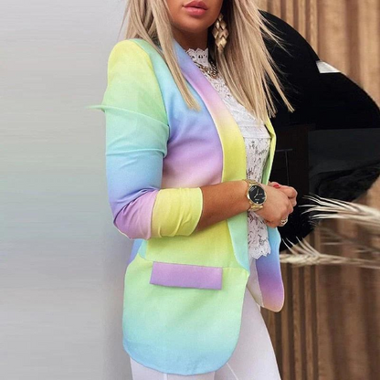 Adeline - Gradient Blazer with Long Sleeves for Women