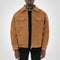 RetroStreet | Short suede jacket with zipper