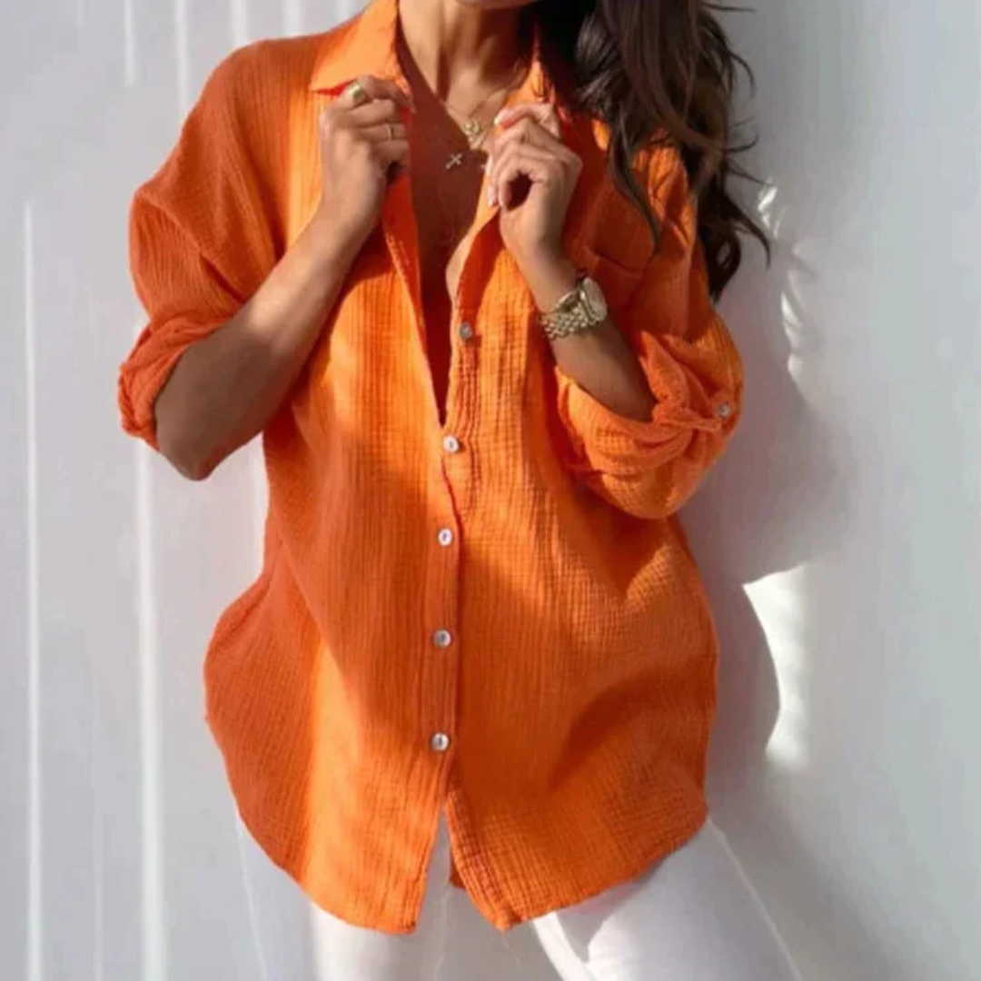 Women's Oversized Button-Down Shirt | Casual