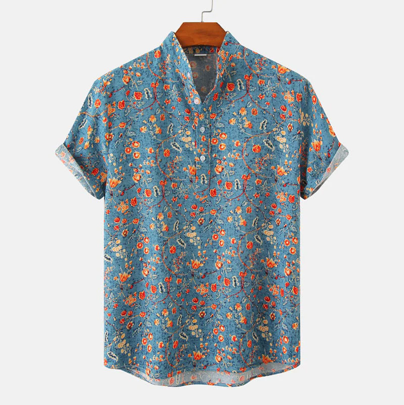Stylish men's casual shirt in a unique design