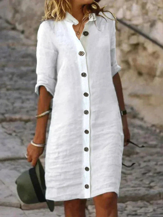 Lou - Elegant cotton dress