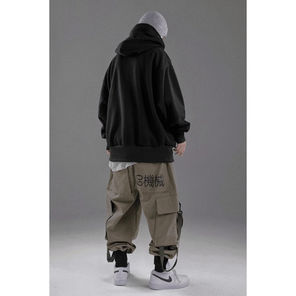 Oversized double neck hoodie for men | Comfortable