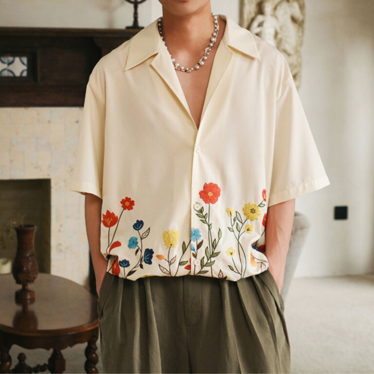 Men's floral shirt