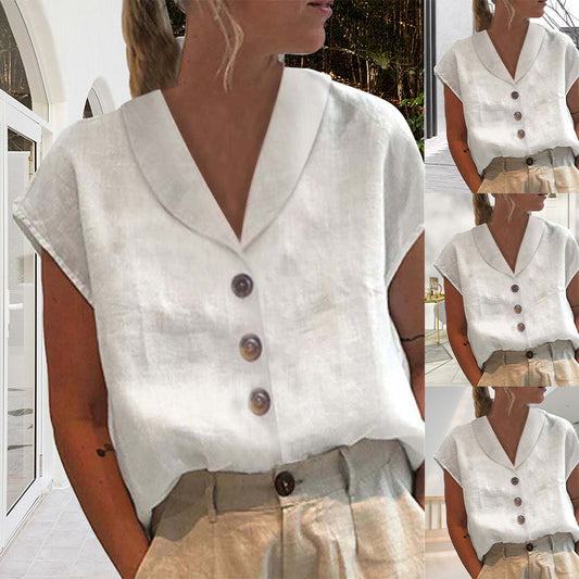 Elegant linen top - Eryn