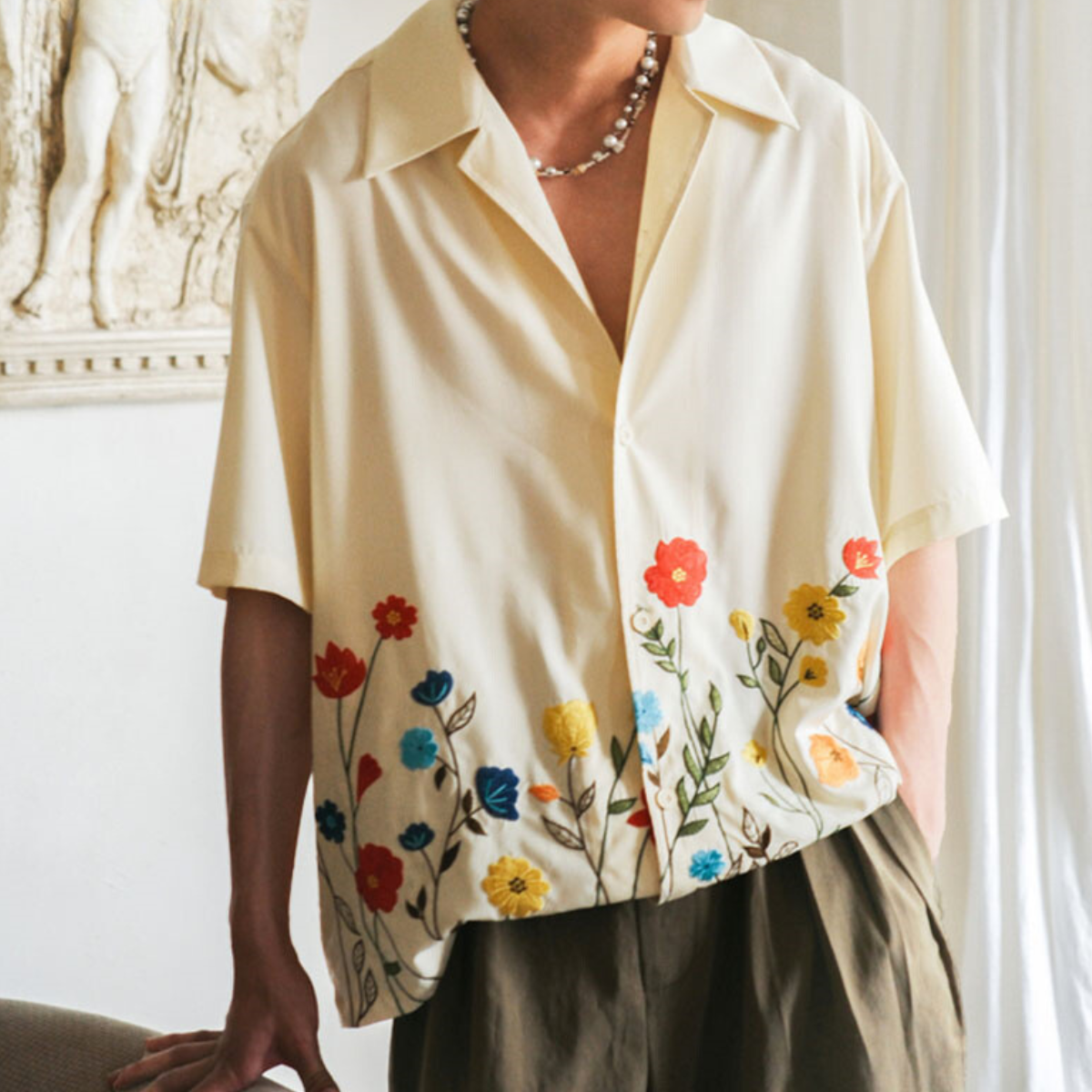 Men's floral shirt