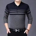 Norin - Fashionable sweater with stripes for men