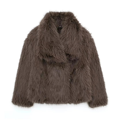 Adelina | Stylish, ultra-soft, thick, hand-woven wool coat