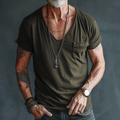 Men's - Cargo T-Shirt - Comfortable Cotton - Casual Style for Everyday Wear - Essential Wardrobe Staple