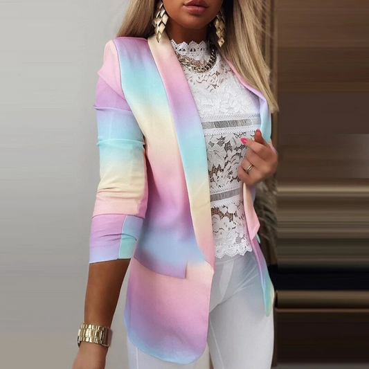 Adeline - Gradient Blazer with Long Sleeves for Women