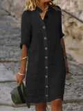 Lou - Elegant cotton dress