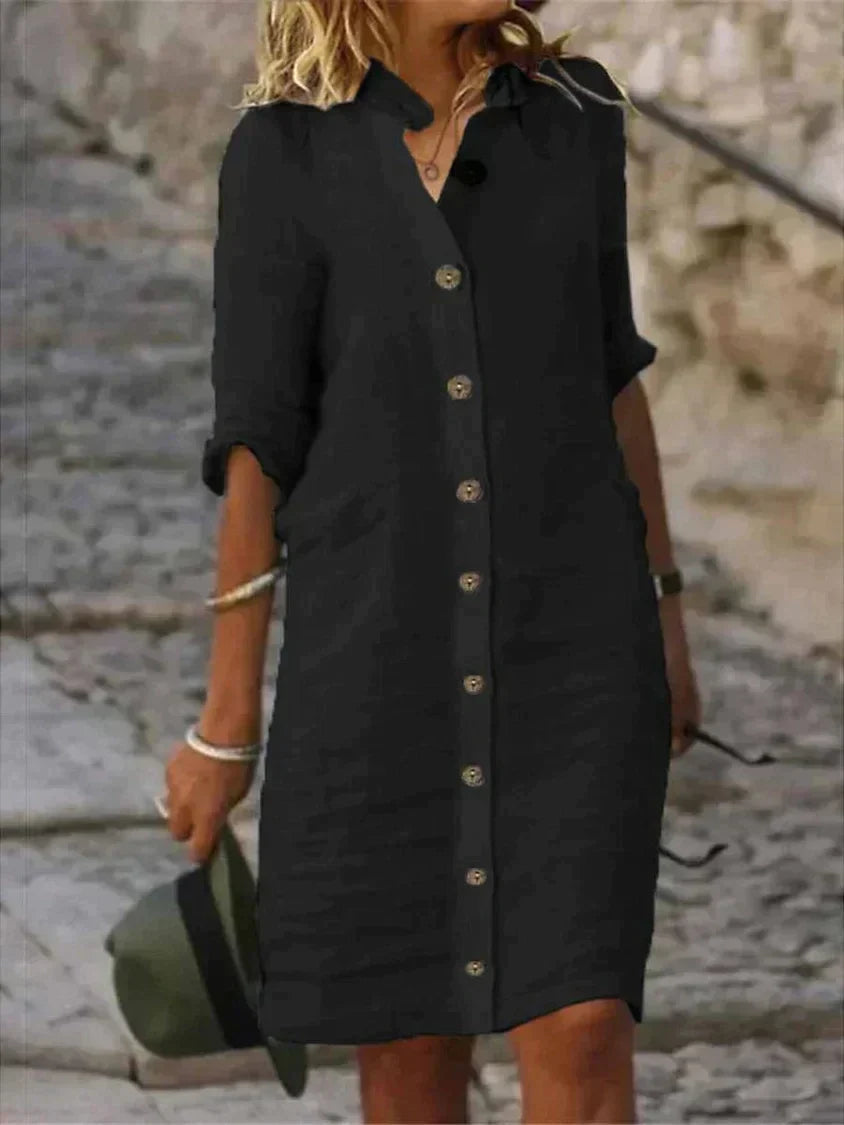 Lou - Elegant cotton dress