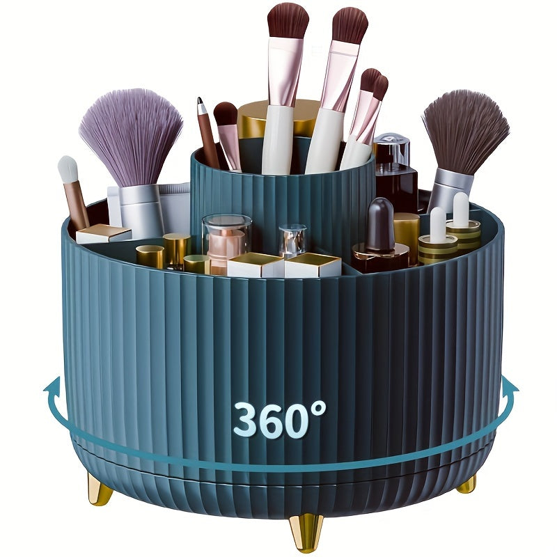 360° rotating holder for cosmetics and accessories