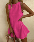 Cute Casual Sleeveless Mini Dress