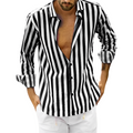 Striped & Casual Summer Island Shirt