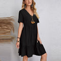 A-Line Dresses - Sustainable Cotton Blend, Breathable, Versatile Style