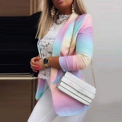 Adeline - Gradient Blazer with Long Sleeves for Women