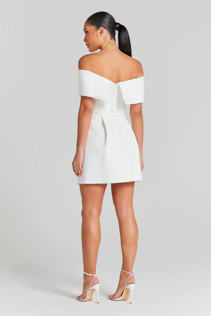 Adeline - Elegant Off-Shoulder Mini Dress