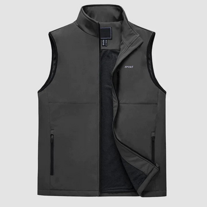 Gabby | Men's zipper vest | Comfortable