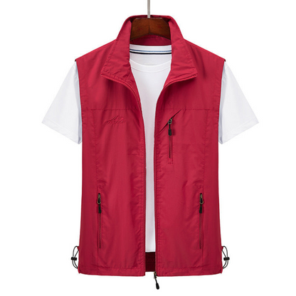 Gabby | Men's zipper vest | Comfortable