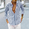 Striped & Casual Summer Island Shirt