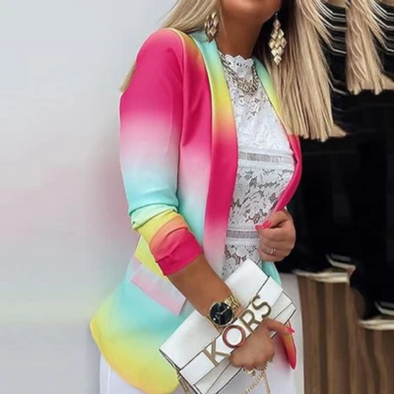 Adeline - Gradient Blazer with Long Sleeves for Women